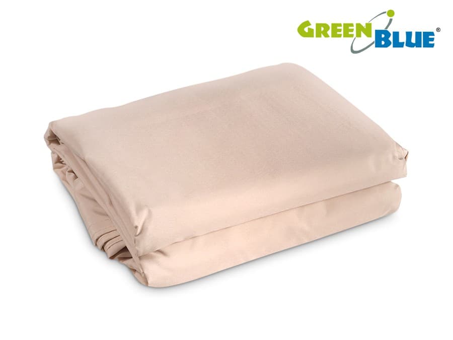 Zatemnitvena vrtna jadra GreenBlue, trikotna, 3,6m, krem, poliester, vodoodbojna 6