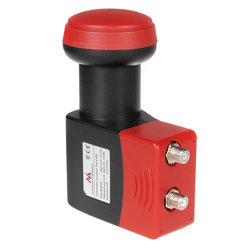 Maclean MCTV-670 LNB konverter, Twin, 0.1dB, 70dB