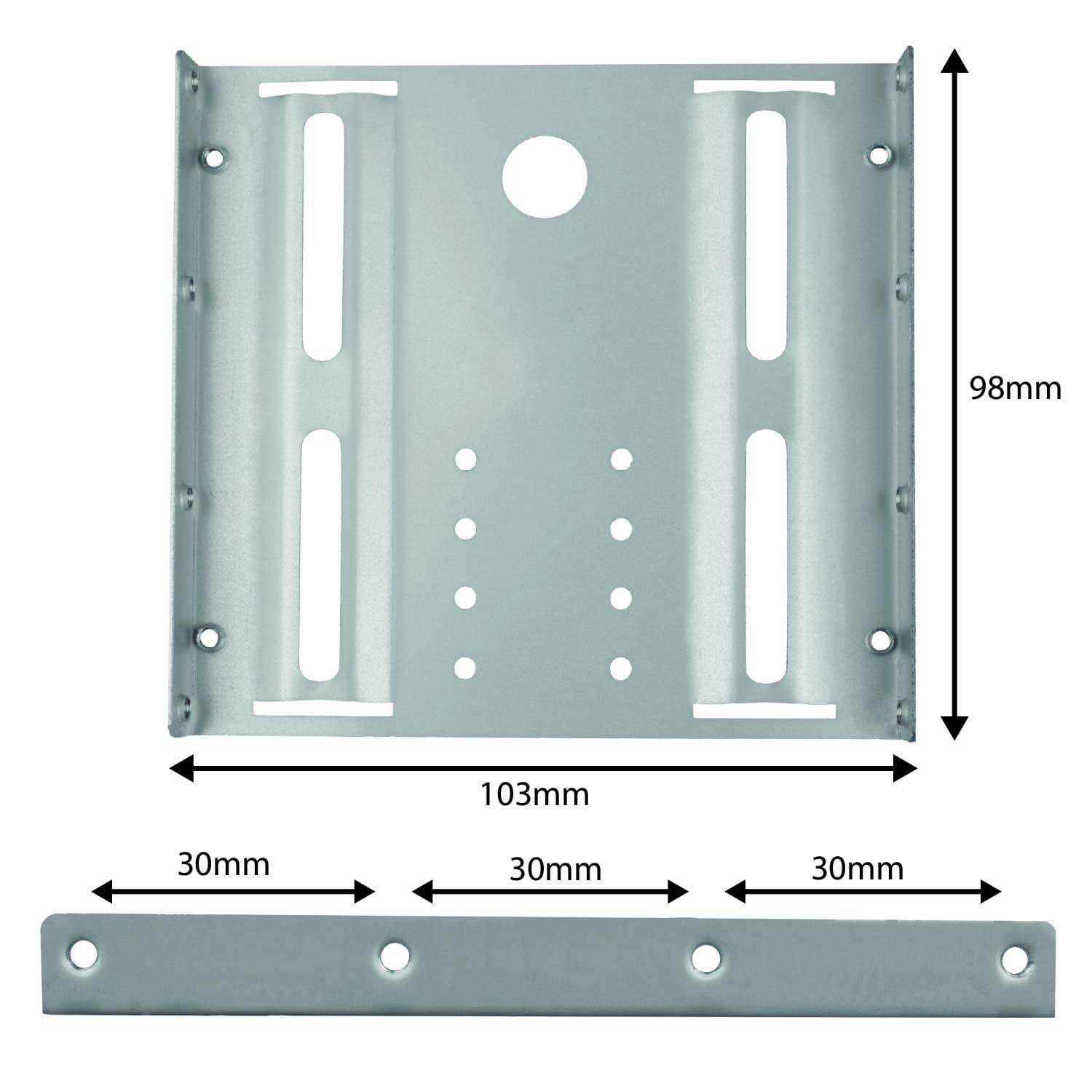 Maclean MC-655 37442 Adapter za HDD/SSD 3,5" v 2,5" kovinski 6