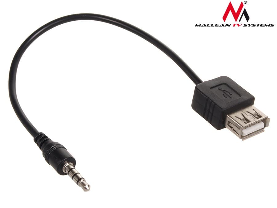Adapter Jack 3.5mm vtič / USB A vhod OTG, Maclean 2