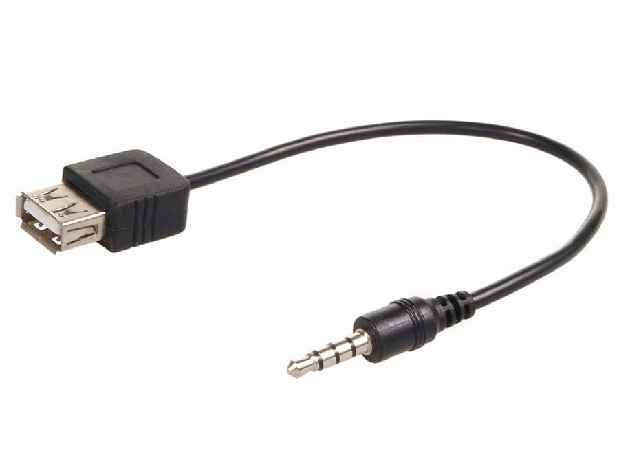 Adapter Jack 3.5mm vtič / USB A vhod OTG, Maclean