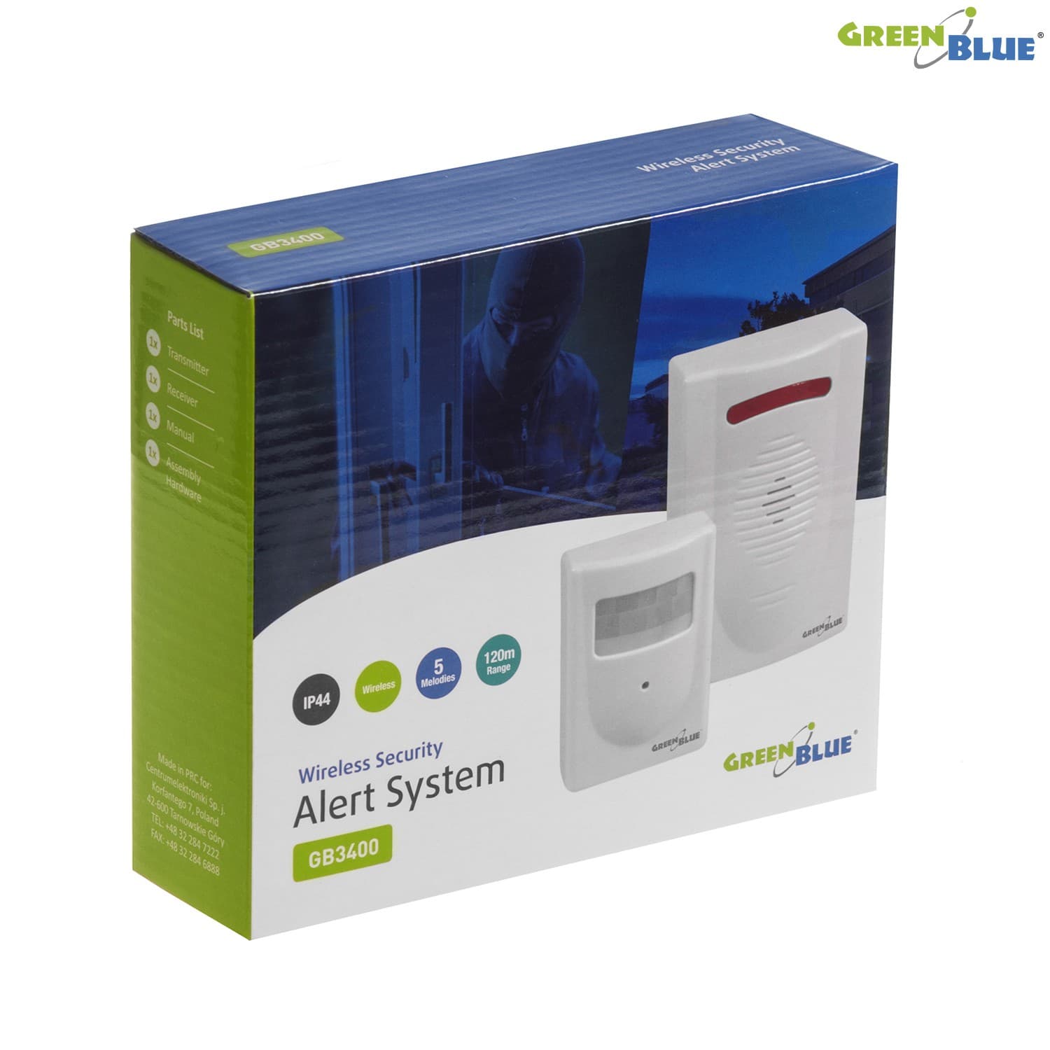 GreenBlue GB3400 Brezžični mini alarm 6