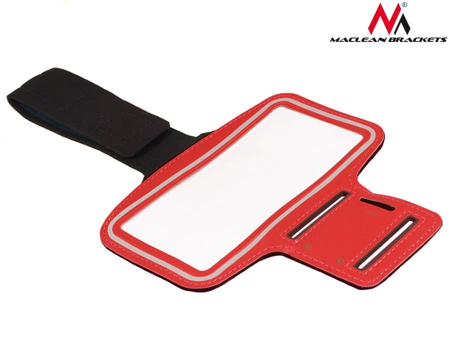 Etui za telefon na ramię Maclean, rdeče, 4,8" 2