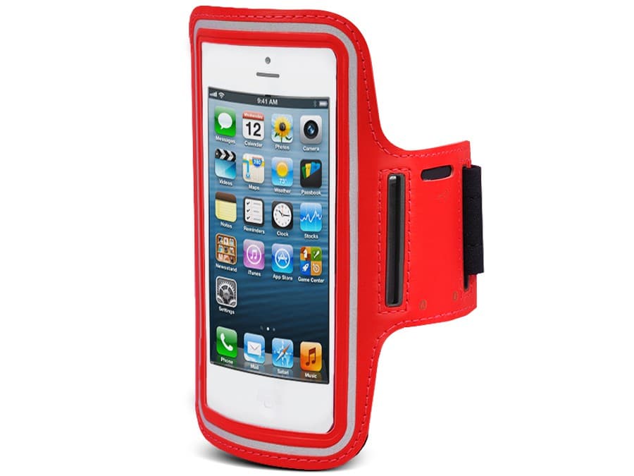 Etui za telefon na ramię Maclean, rdeče, 4,8" 7