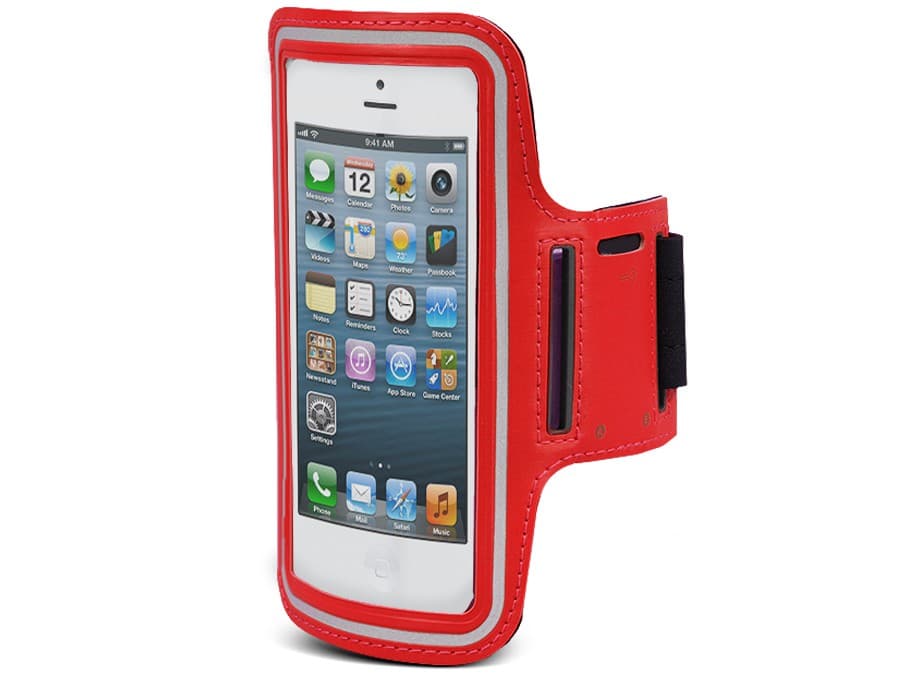 Etui za telefon na ramię Maclean, rdeče, 4,8"