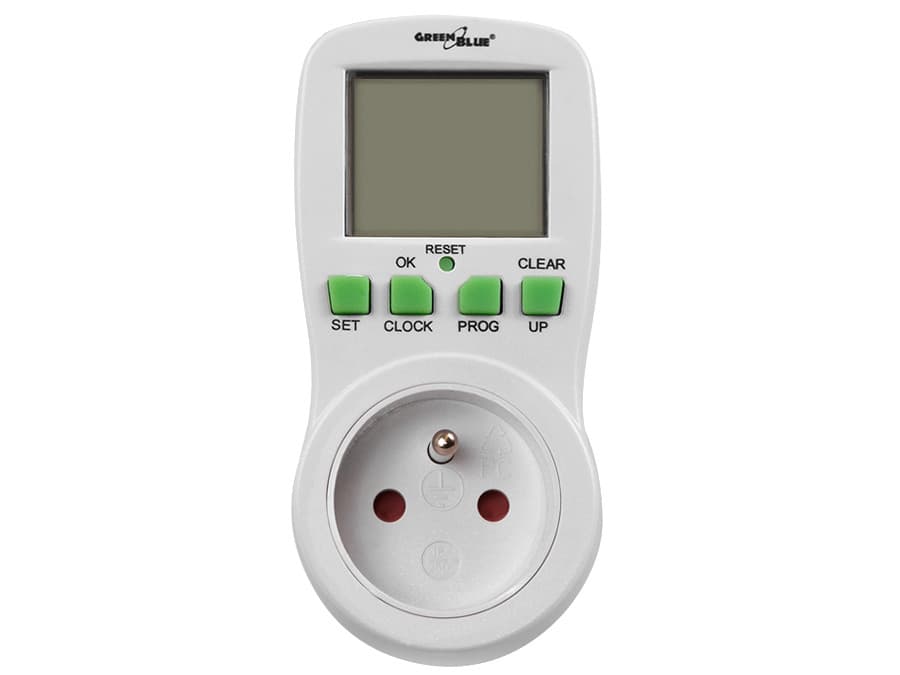 Digitalni časovni preklopnik GreenBlue GB107, do 240 programov 2