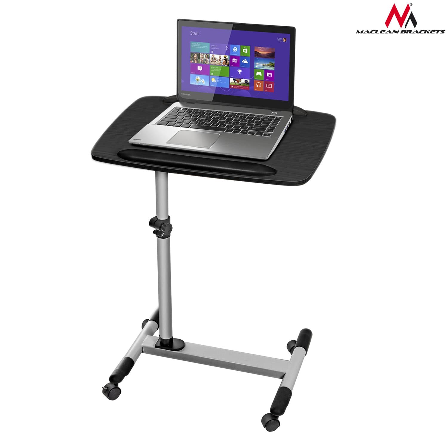 Maclean MC-671 voziček za laptop/projektor, nastavljiv 2