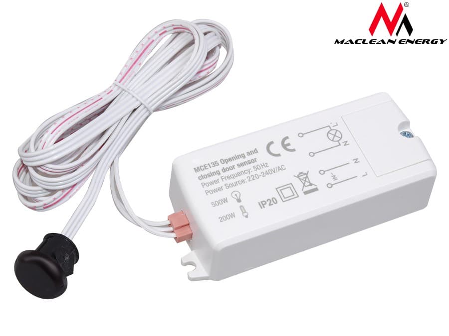PIR senzor Maclean za vrata, on/off, do 500W 6