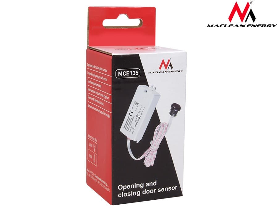 PIR senzor Maclean za vrata, on/off, do 500W 2