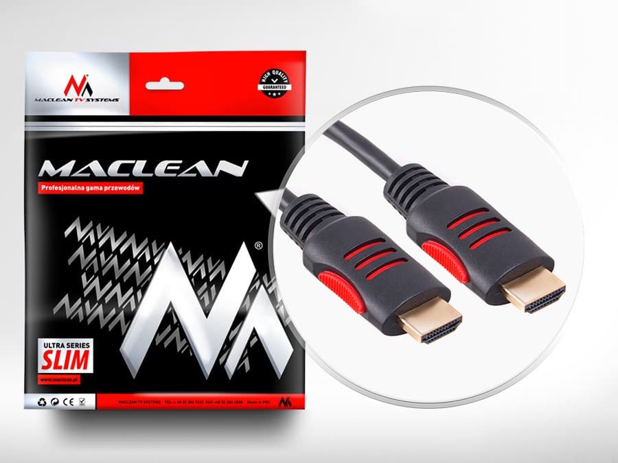 Maclean MCTV-813 HDMI kabel 3m v1.4 s feritnimi filtri