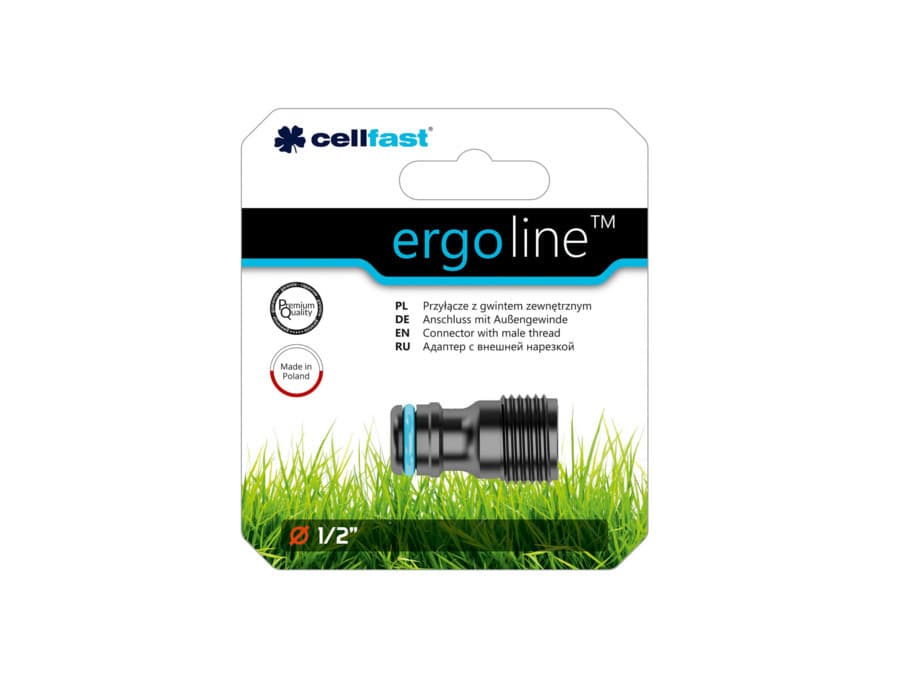 CELLFAST Ergo priključek z zunanjim navojem 1/2" 2