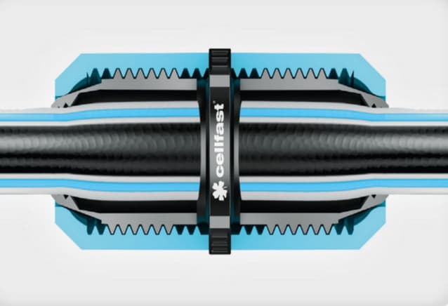 Konektor za popravilo cevi 1/2"-3/4" CELLFAST Ergo 3