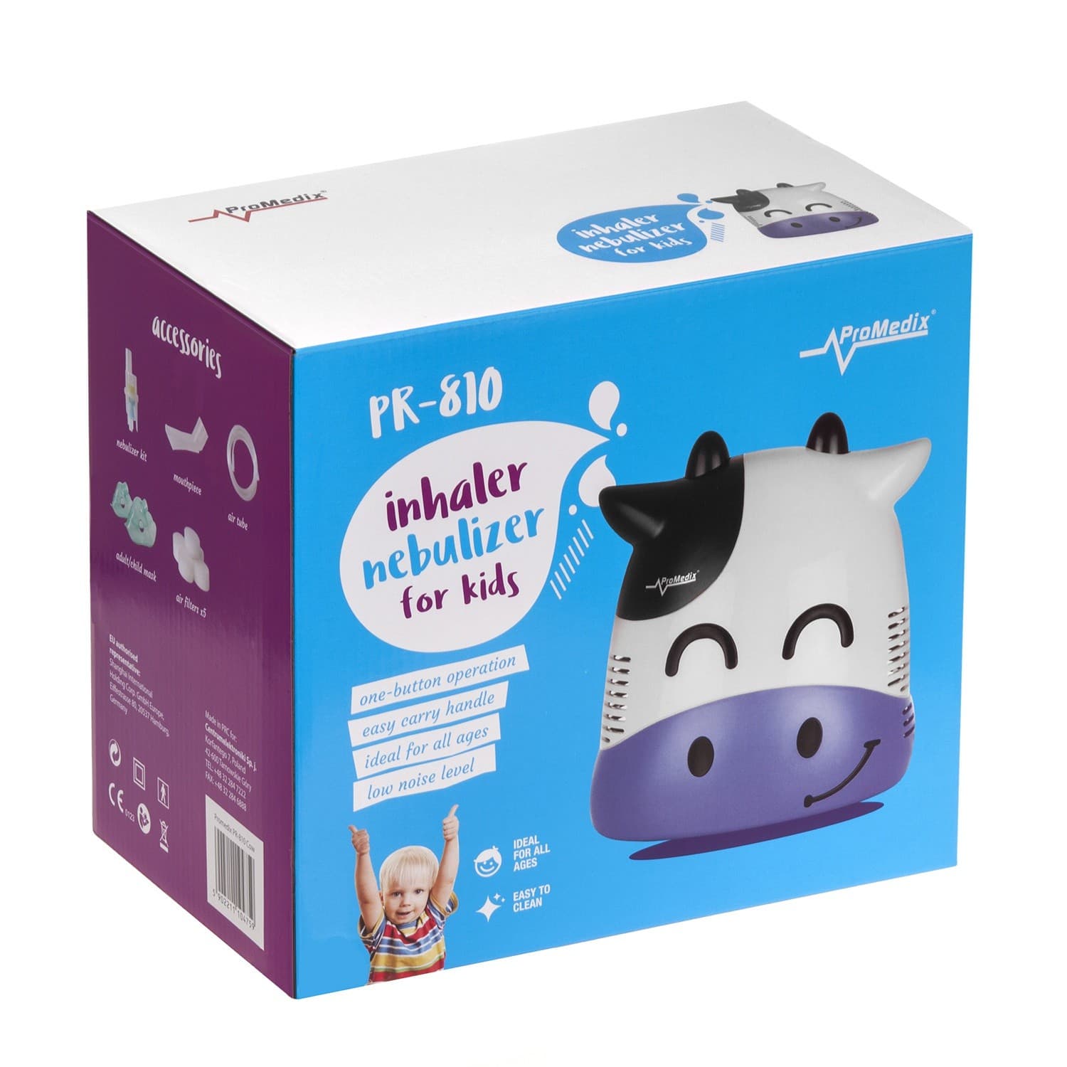 Otroški inhalator Promedix Krtek PR-810 (nebulizator, maske) 3