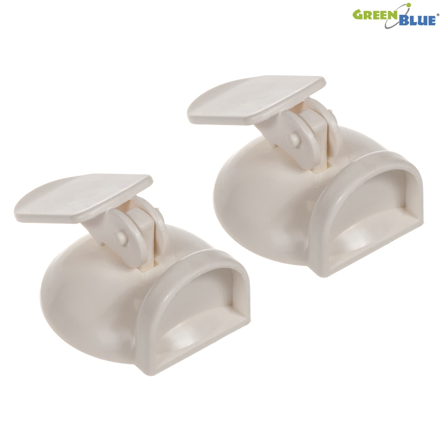 Blokada za drsna vrata GreenBlue GB116 (2 kosa), bela 5
