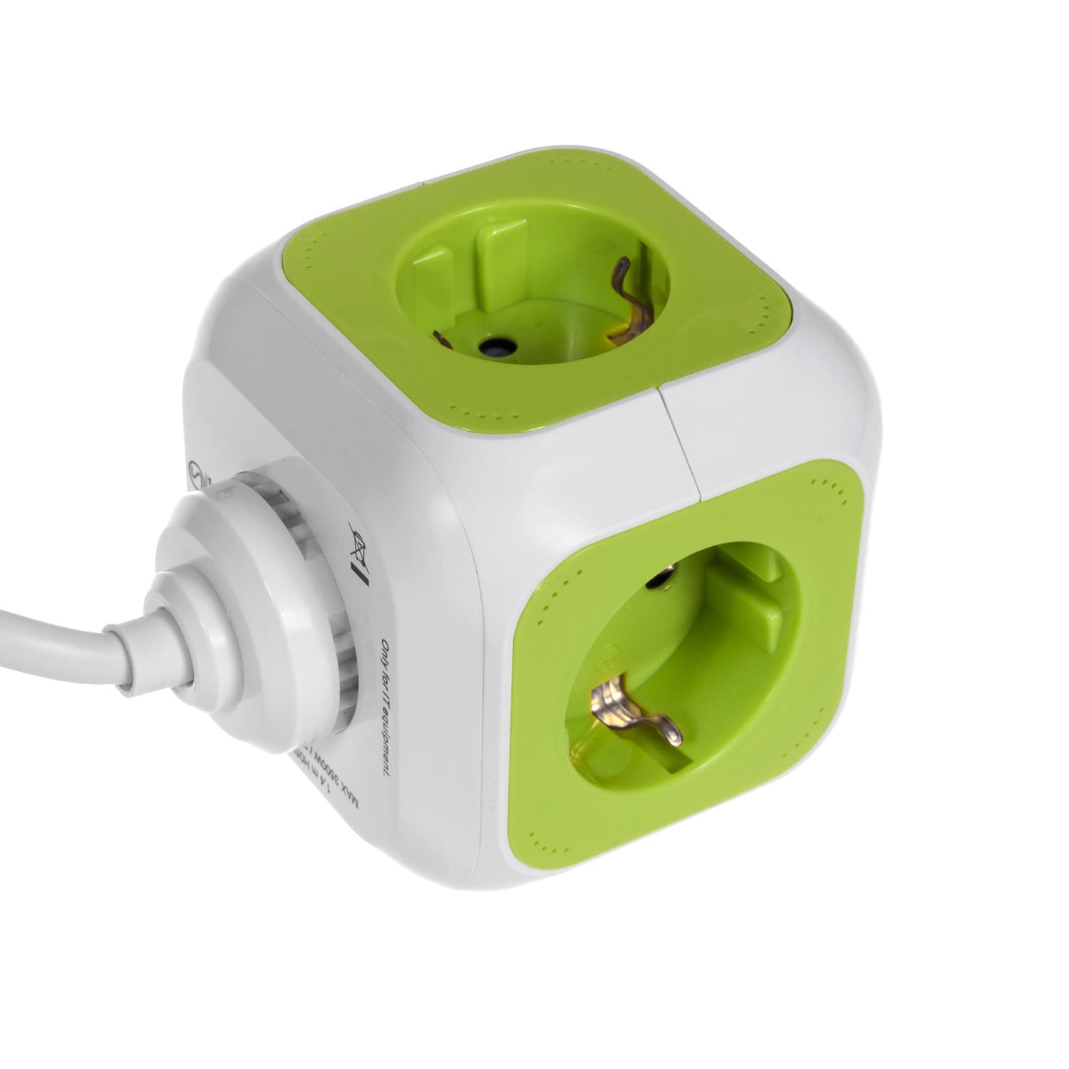 Napajalni razdelilec GreenBlue GB118G, 4xSchuko, 2xUSB, 1,4m 3