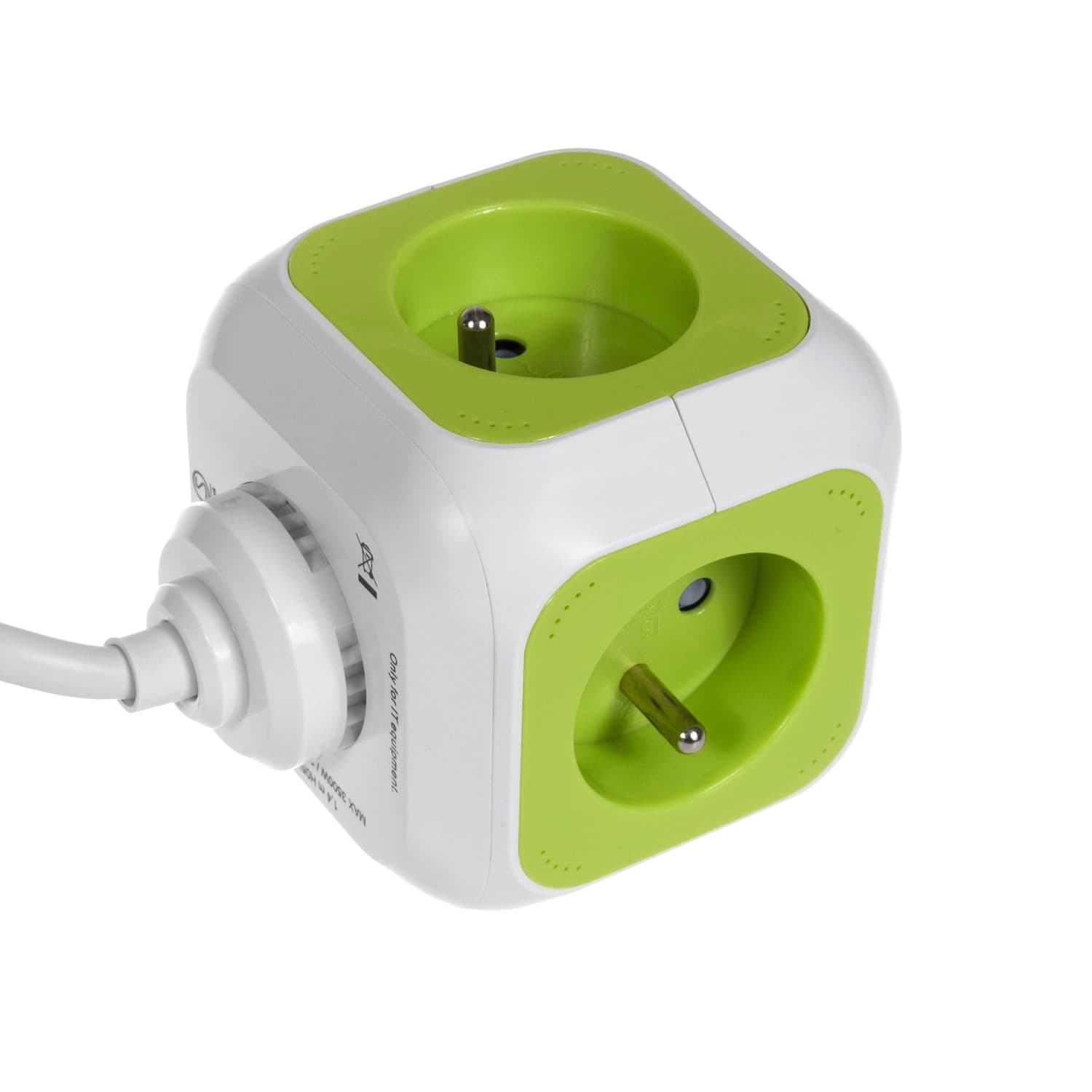 GreenBlue GB118 MagicCube raztegljiva vtičnica, 4xAC, 2xUSB (2.1A), 1.4m kabel 3