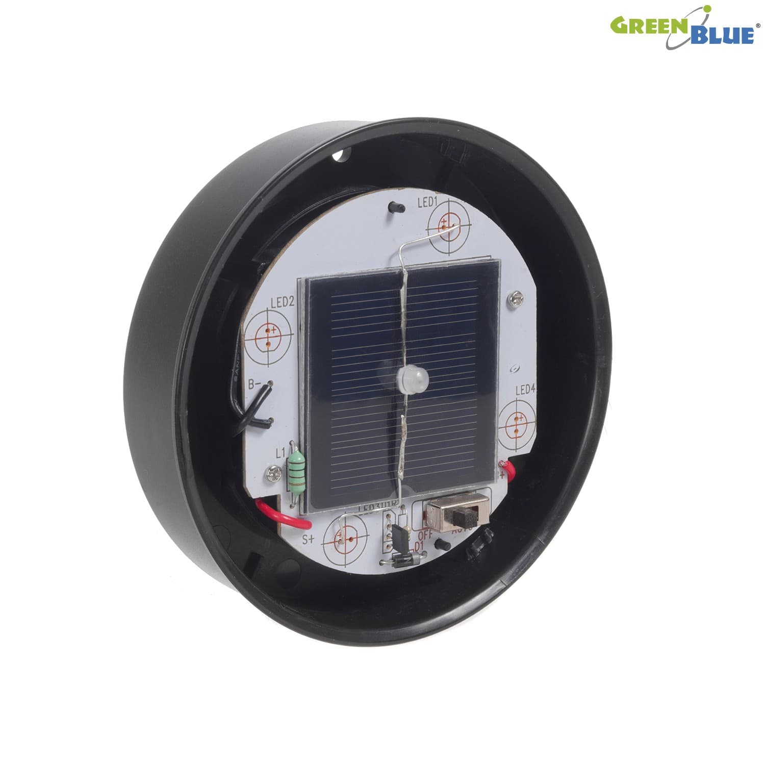 Solarna vrtna svetilka GreenBlue kroglasta GB124, RGB LED (20x20x53cm) 3