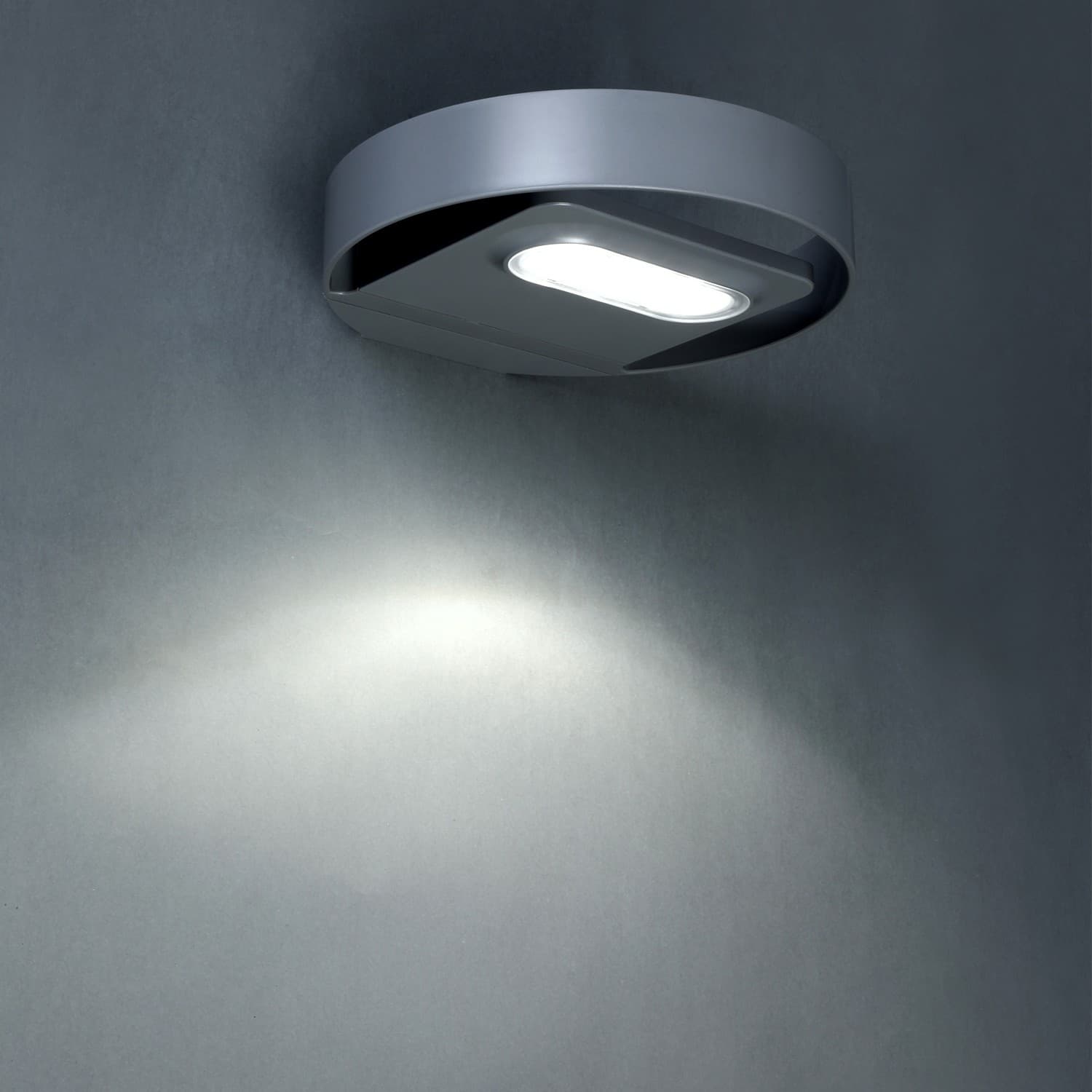 GreenBlue GB130 - Solarna LED stenska svetilka, okrogla, 3W 2