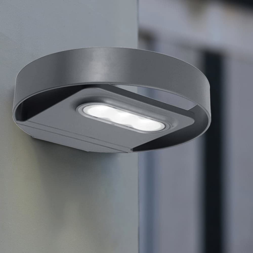GreenBlue GB130 - Solarna LED stenska svetilka, okrogla, 3W 4