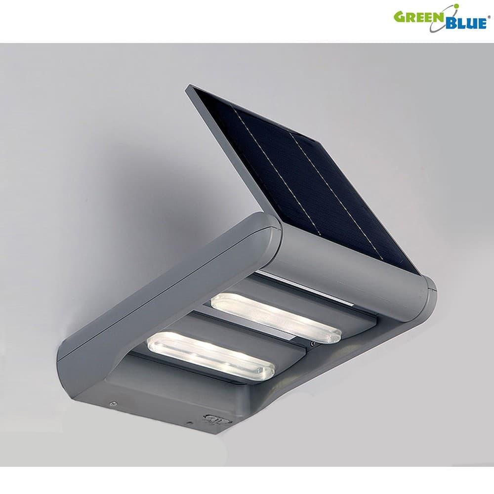 Solarna stenska svetilka GreenBlue GB131, LED, 12W, 2 smeri svetlobe 5