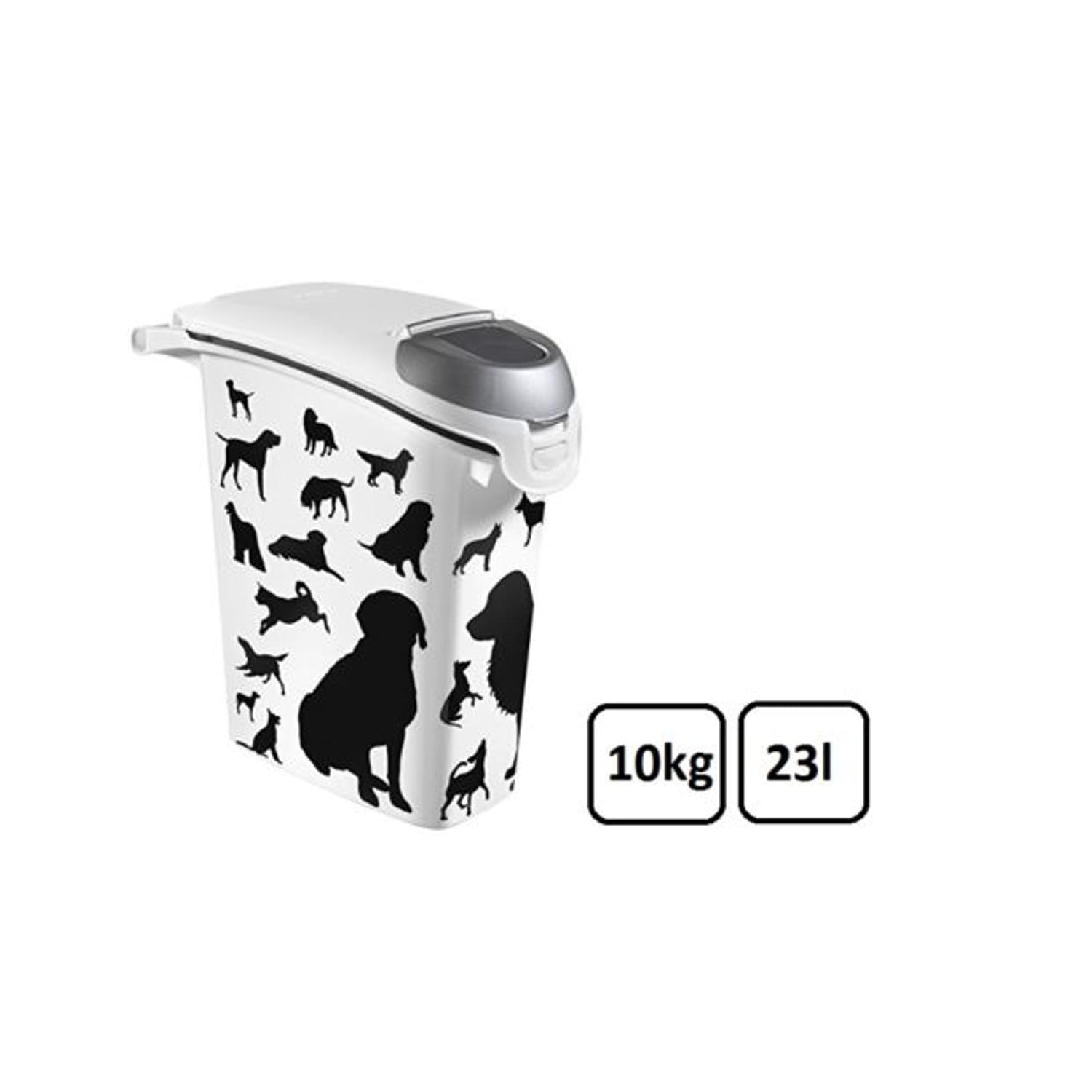 Posoda za pasjo hrano Curver Petlife, črna, 10 kg 3