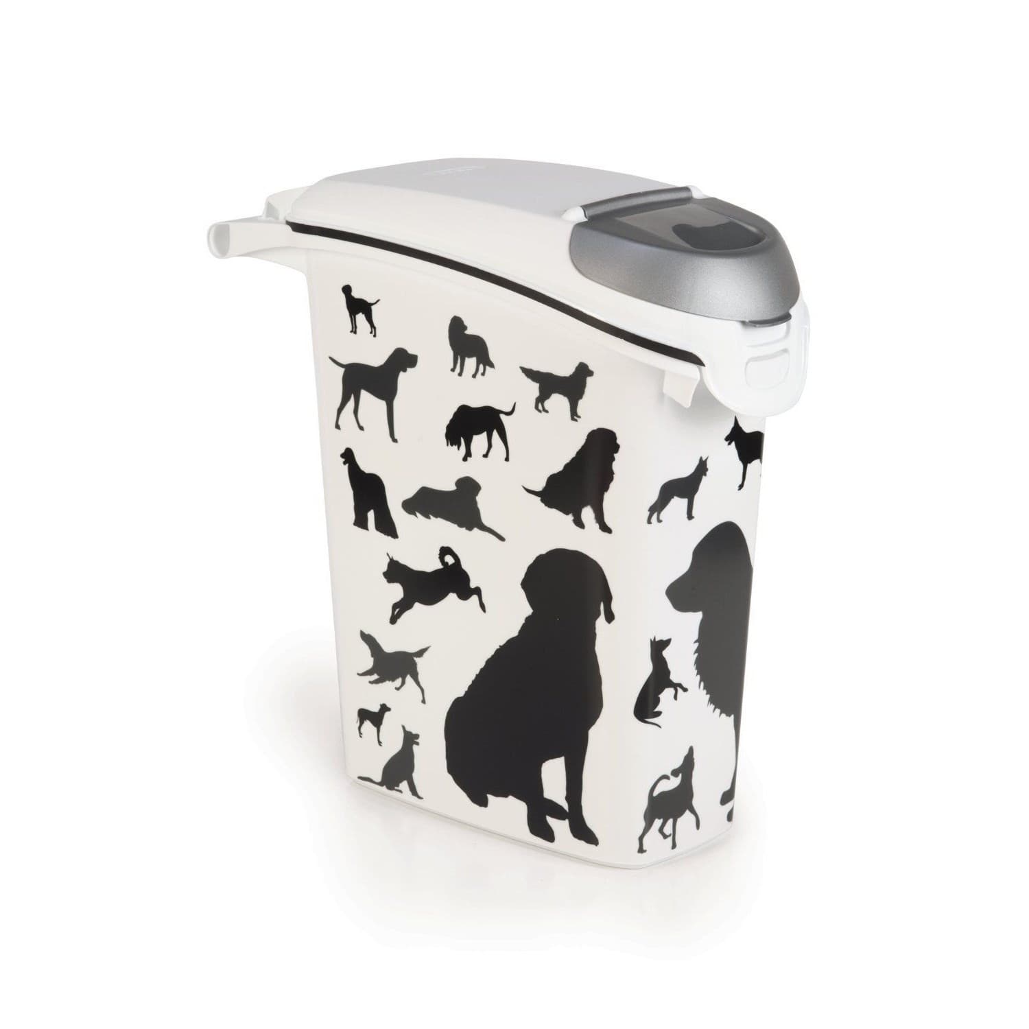 Posoda za pasjo hrano Curver Petlife, črna, 10 kg