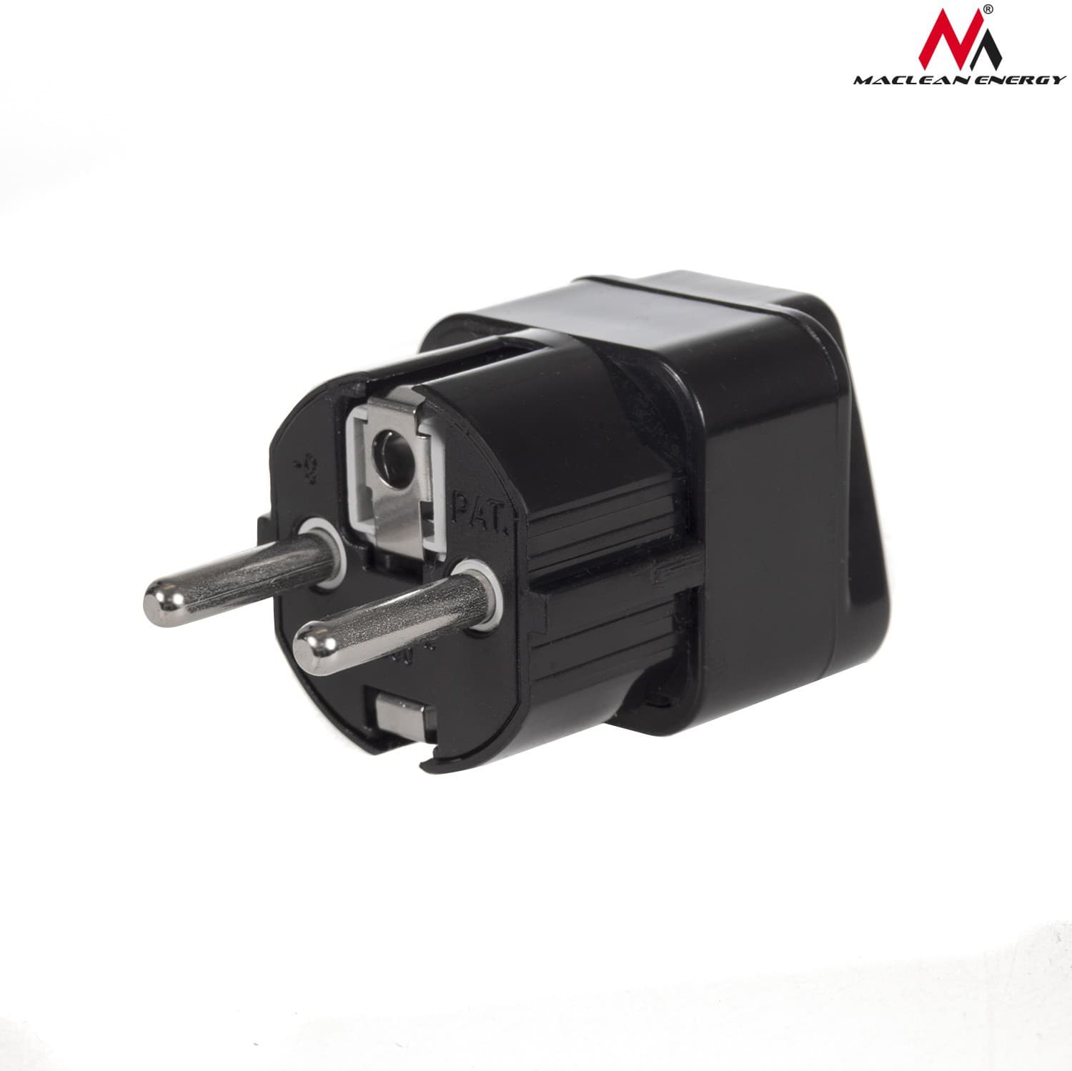Maclean MCE155 - Univerzalni adapter UK/EU, črn 3