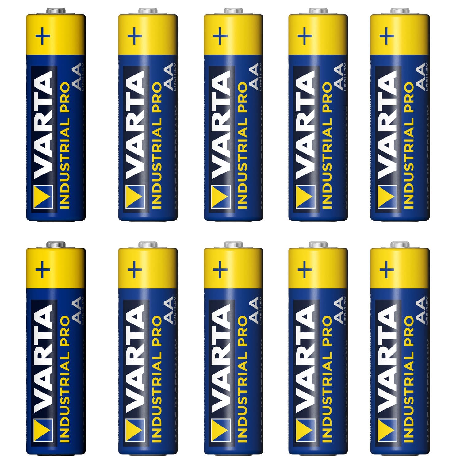Baterije Varta Industrial LR6 AA alkalne 1,5V (10 kos) 2