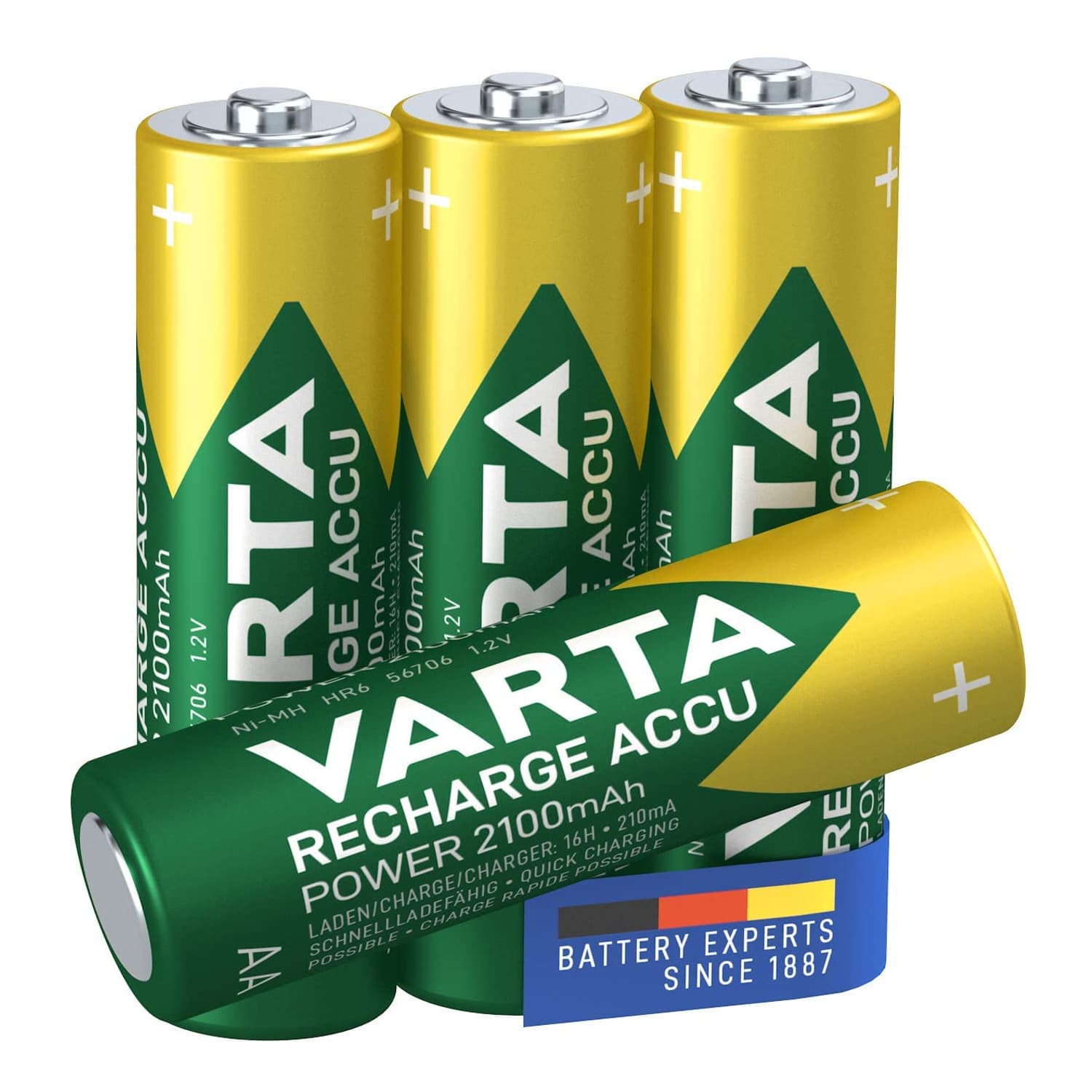 Varta Akumulator AA LR06 Ready2use 1,2V 2100mAh (4 kosi) 3