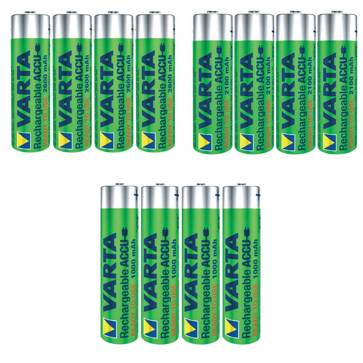 Varta Akumulator AA LR06 Ready2use 1,2V 2600mAh (4 kosi) 3