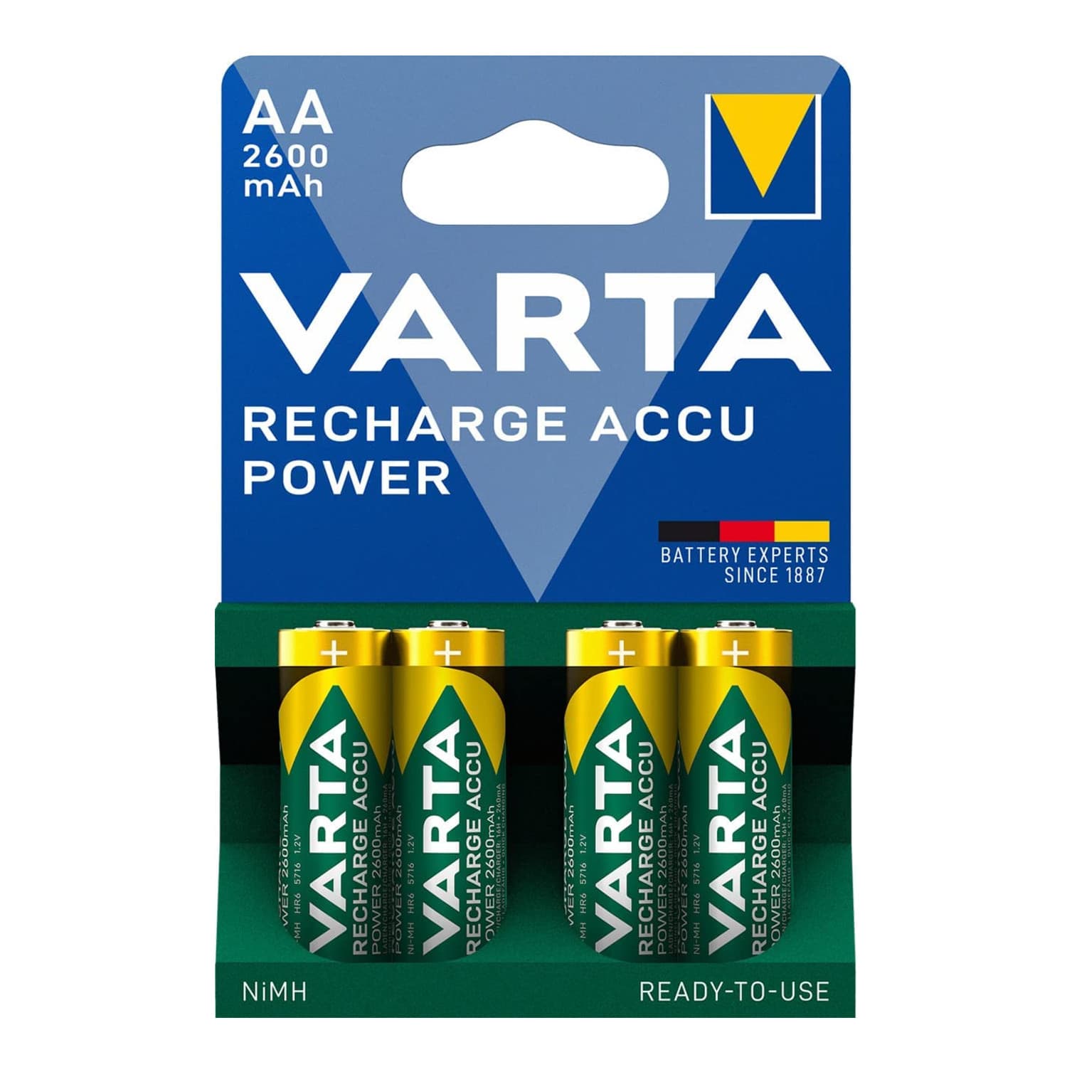 Varta Akumulator AA LR06 Ready2use 1,2V 2600mAh (4 kosi) 4