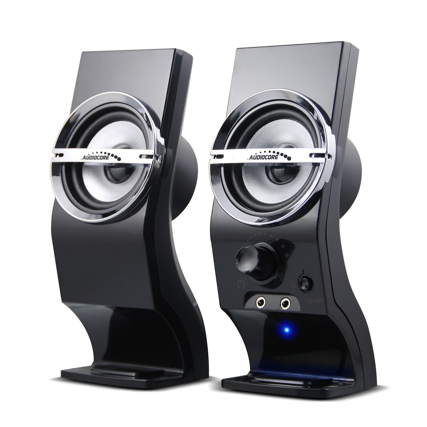 Zvočniki za računalnik Audiocore AC805, 6W USB, črni