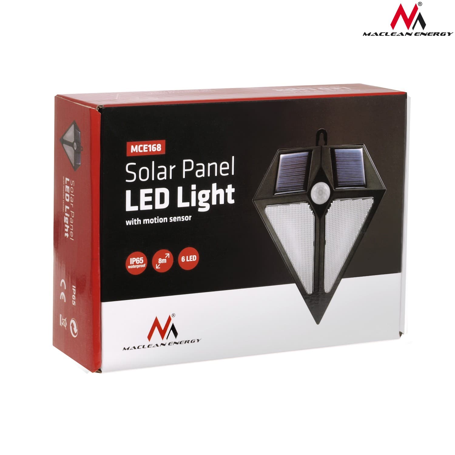 Maclean MCE168 LED stenska svetilka, solarna, s senzorjem gibanja 4