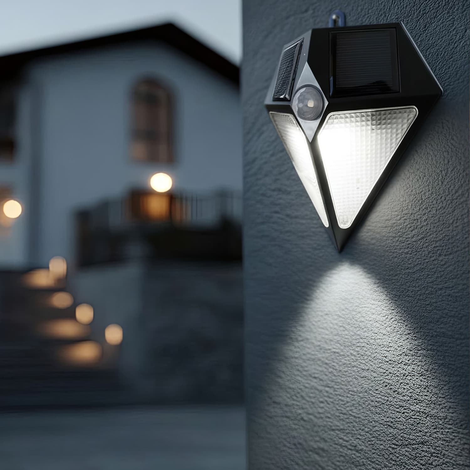 Maclean MCE168 LED stenska svetilka, solarna, s senzorjem gibanja 8
