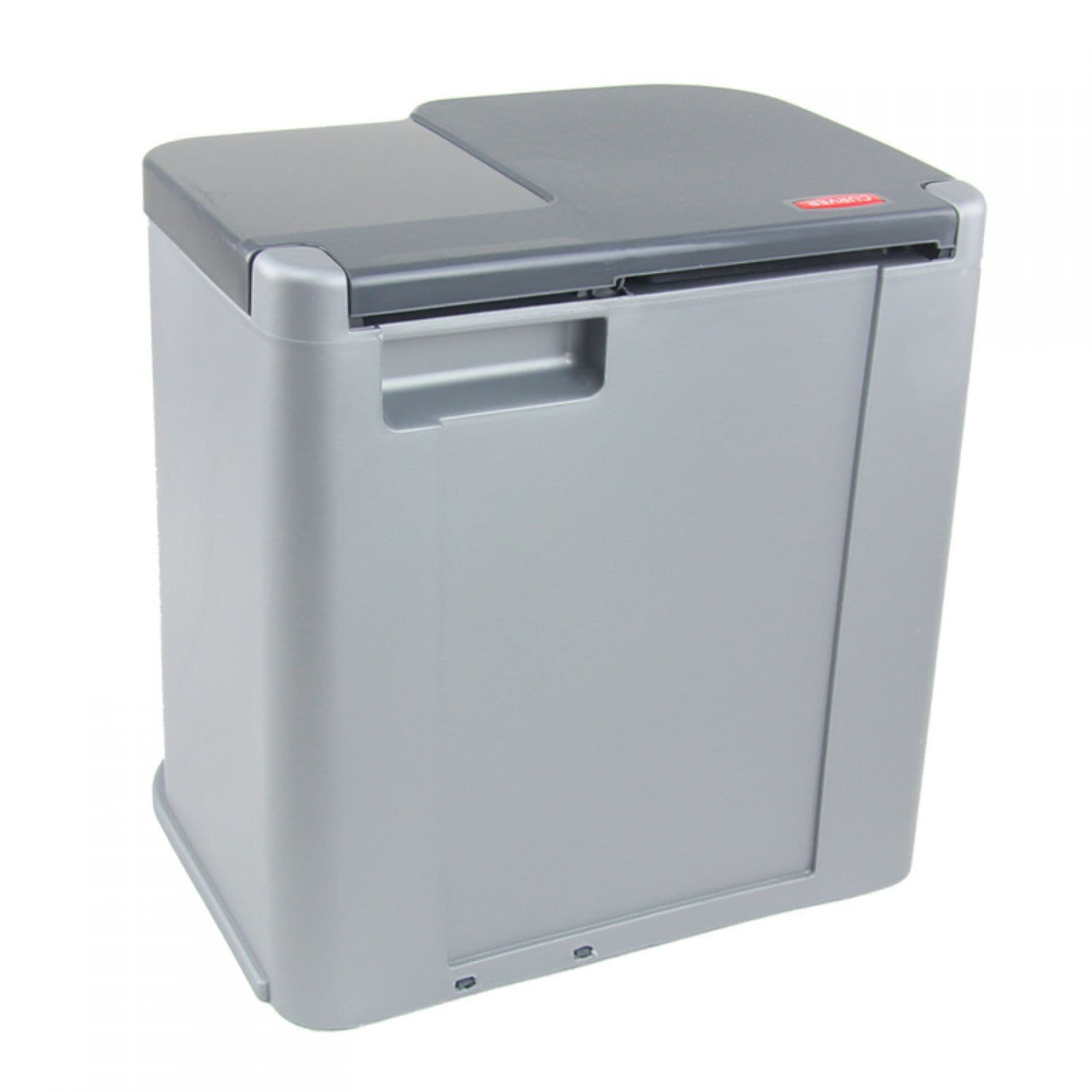 Kosilnik za ločevanje odpadkov Curver Duo Pedalbin, 21L, siv 5
