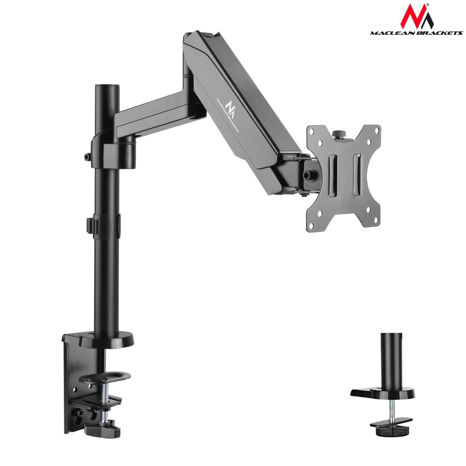 Maclean MC-775 nosilec za monitor, dvojno vzmeteno roko, 17-32", do 8kg