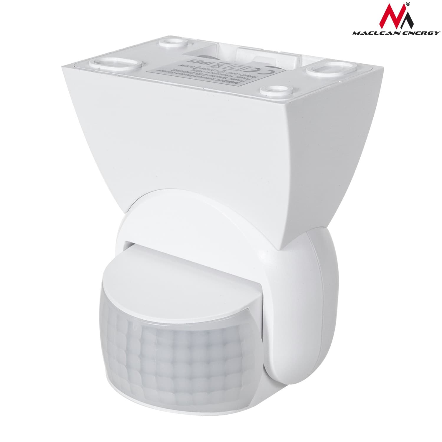 PIR senzor gibanja Maclean, IP65, 180°, doseg 12m, bel 7