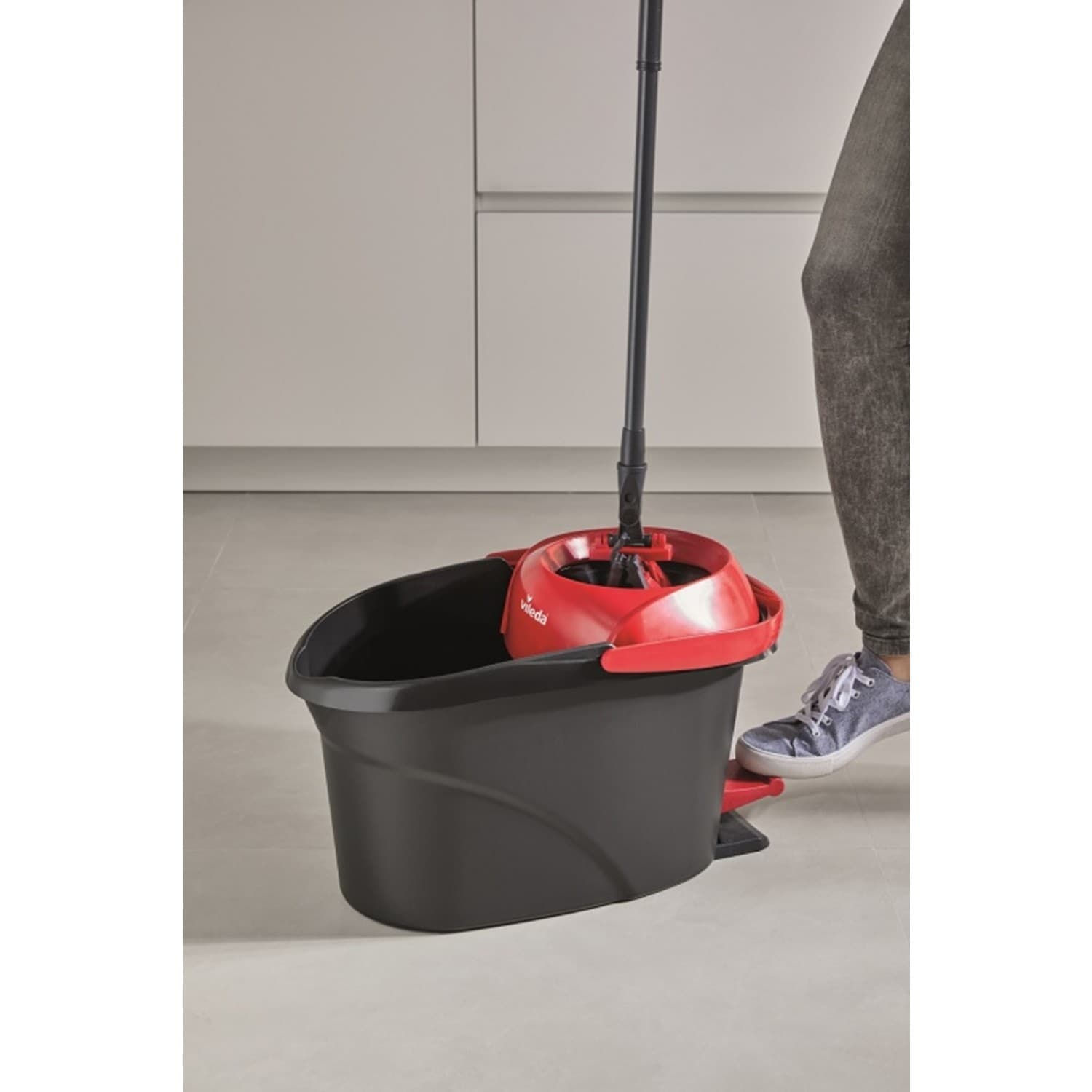 Komplet ploskega mopa Vileda Ultramat Turbo z vedrom 2