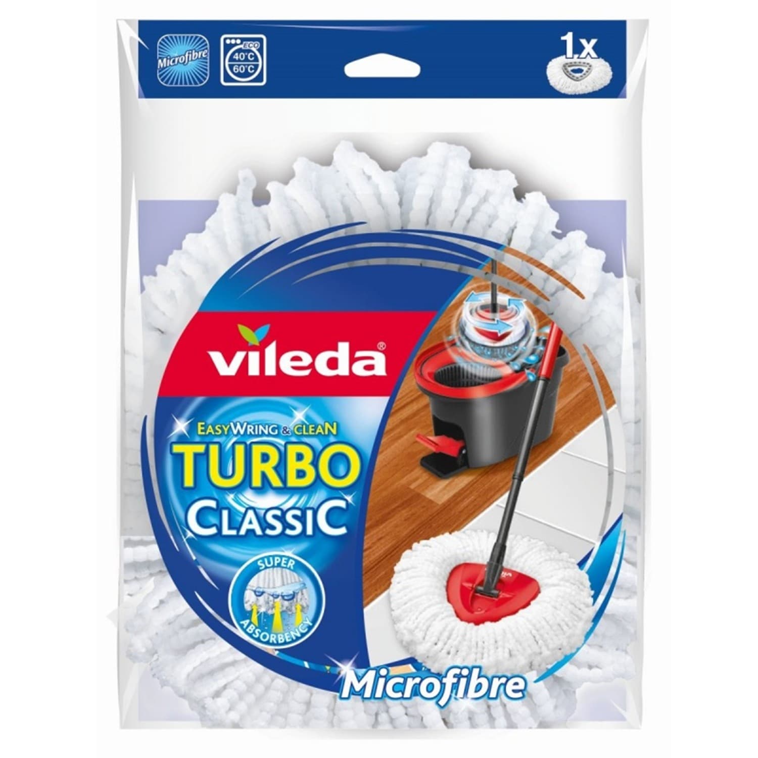 Vložek za mop Vileda Easy Wring&Clean, mikrovlakna