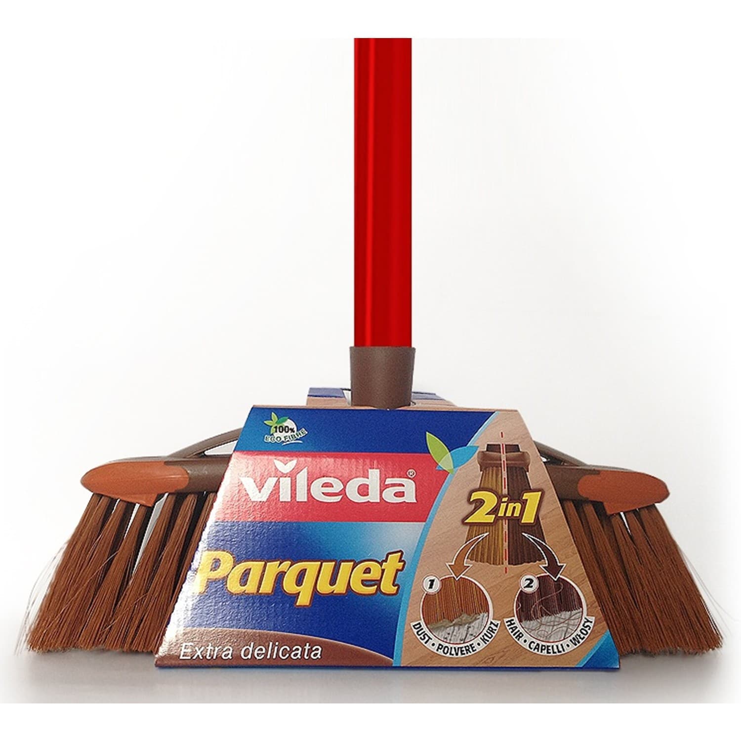 Vileda Parquet krtača za parket 2v1 z držem