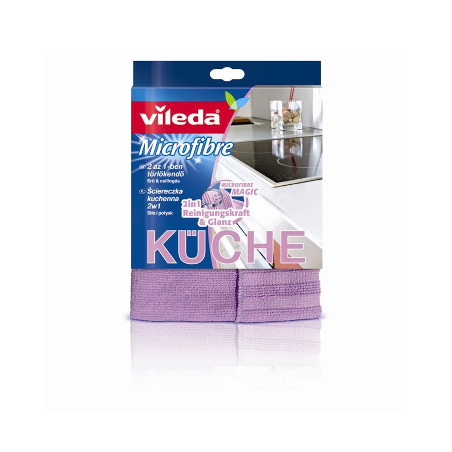 Vileda kuhinjska krpa 2v1 z mikrovlakni