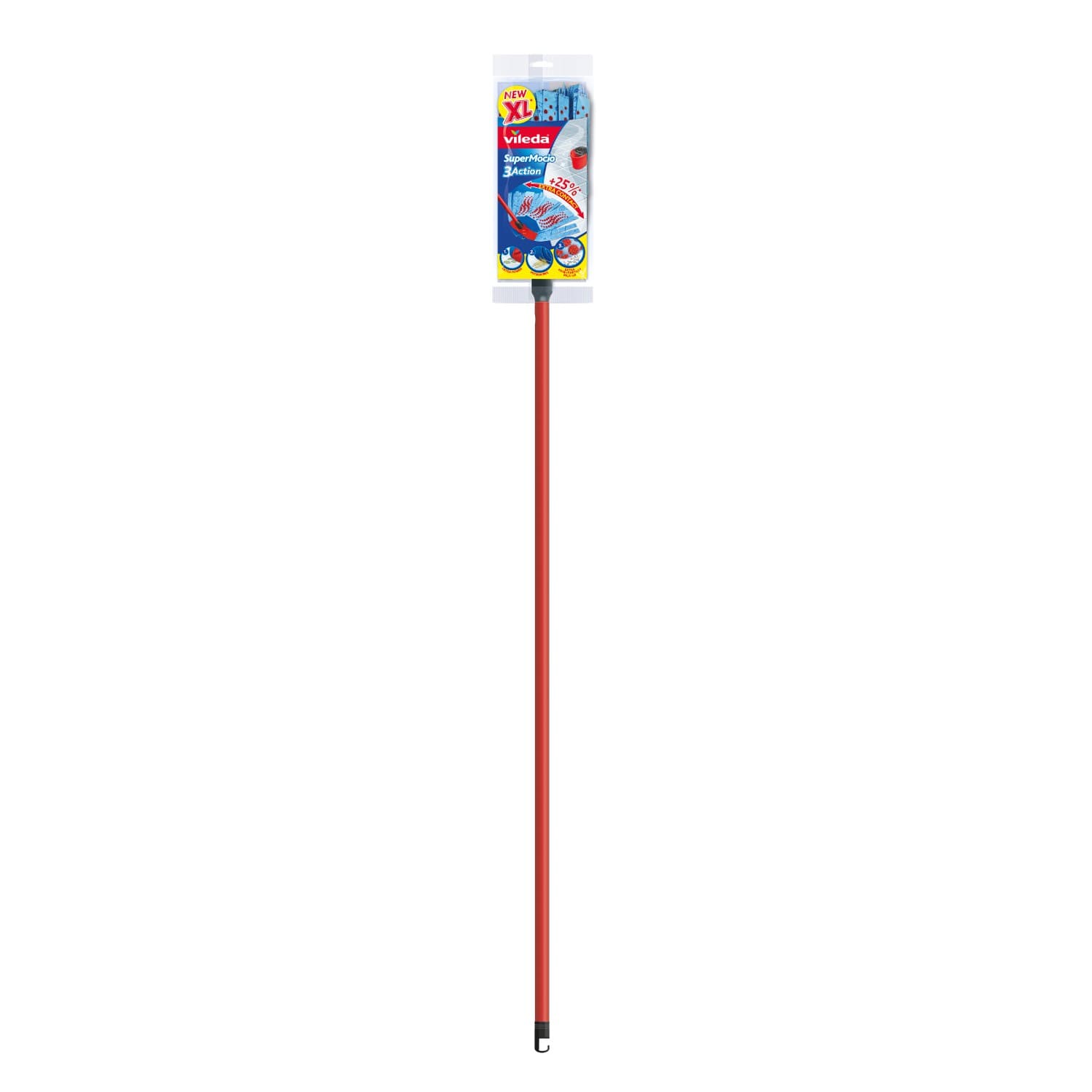 Vileda SuperMocio 3Action Velour mop z drškom 3