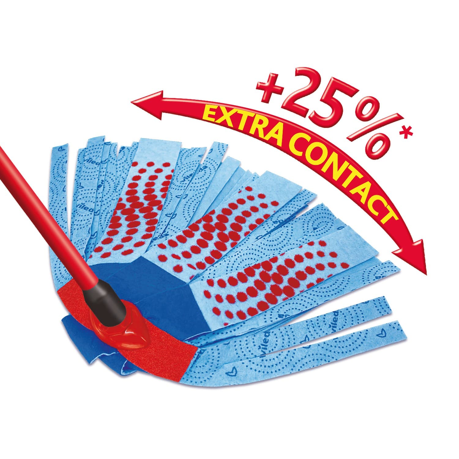 Vileda SuperMocio 3Action Velour mop z drškom 4