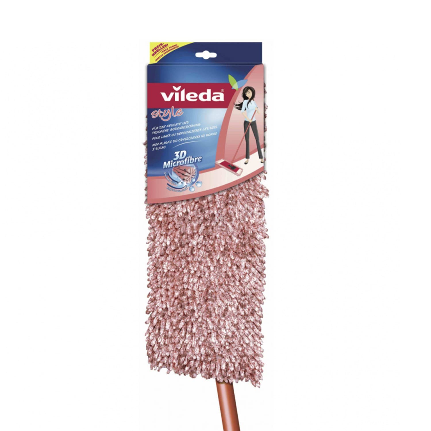 Vileda Chenille ploski mop z drškom 2