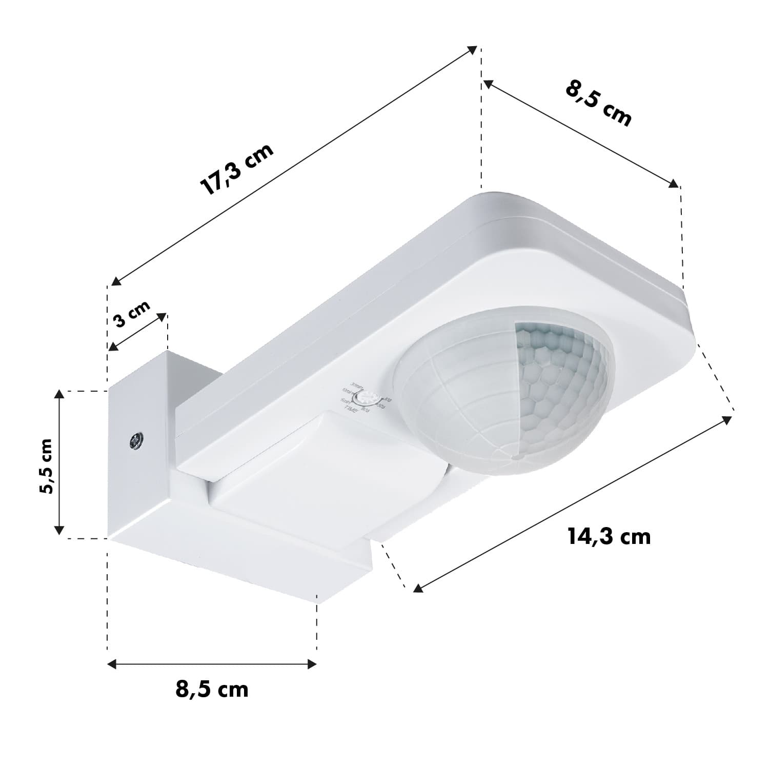 PIR senzor gibanja Maclean MCE243, IP65, max 2000W 7