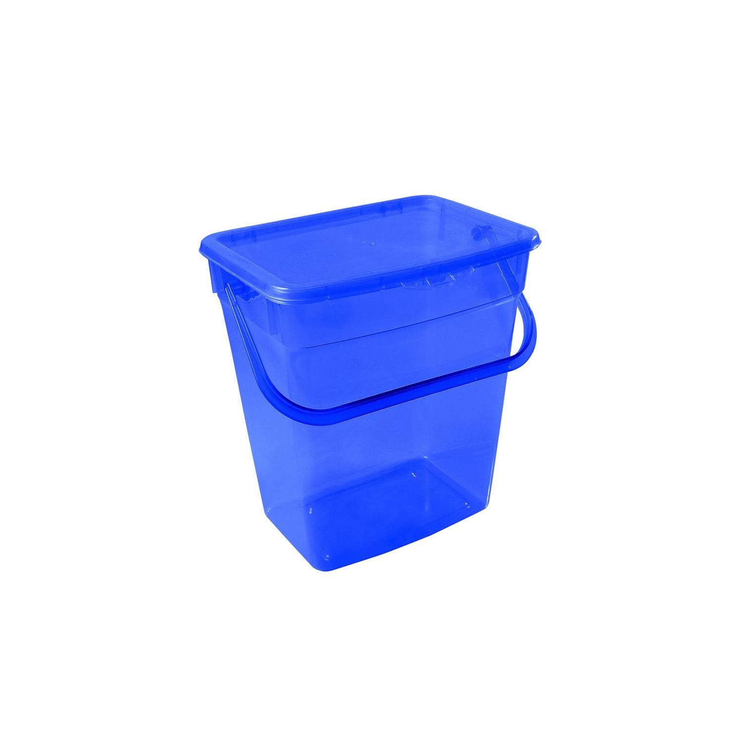 Plast Team posoda za prašek 6L, transparentna, modra