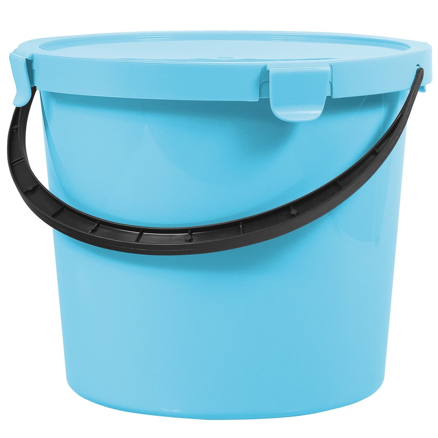 Plast Team Berry vedro s pokrovom, 10L, svetlo modro
