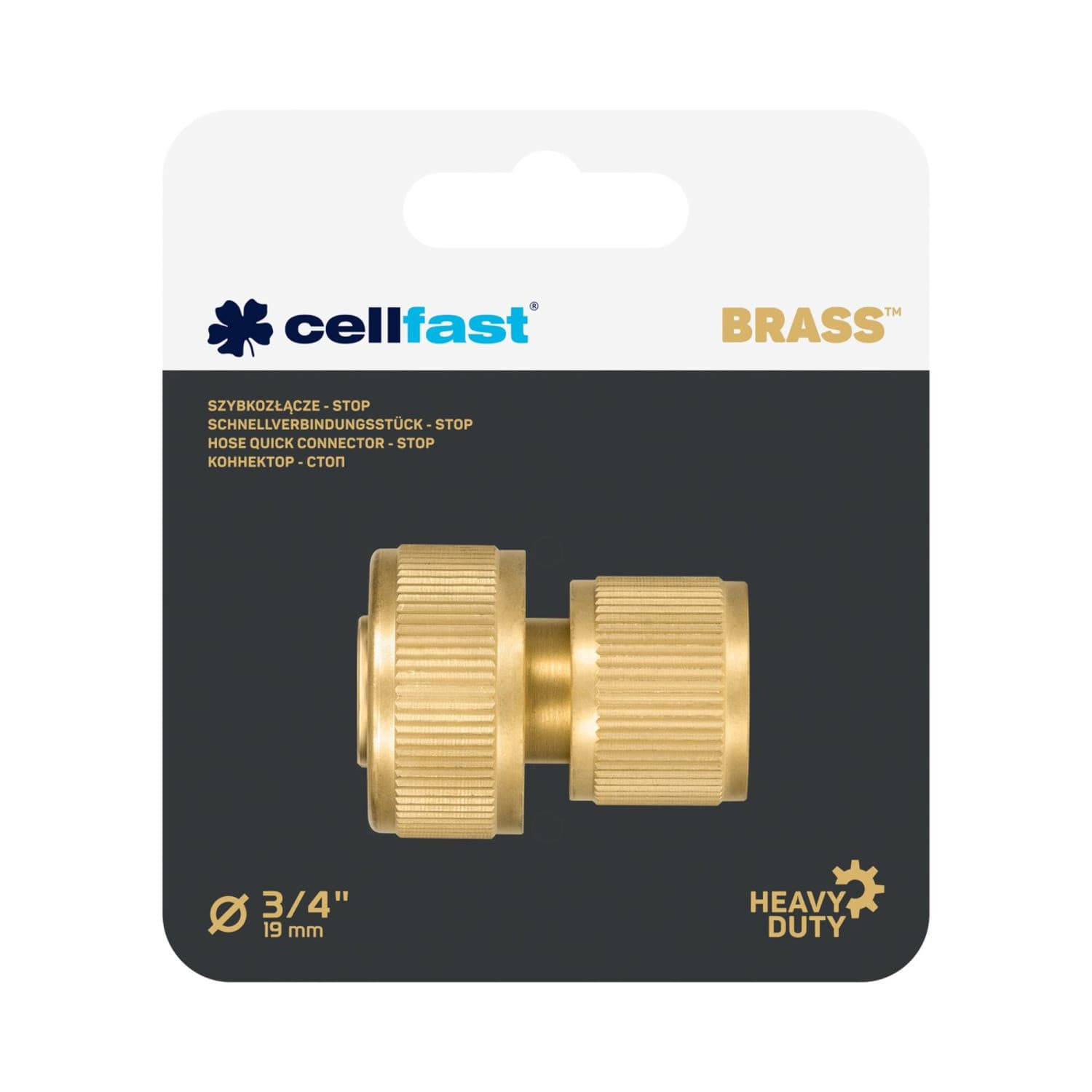 CELLFAST Brass hitri priključek STOP 3/4" 2