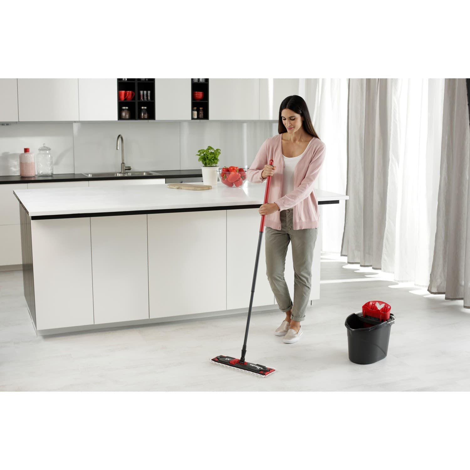 Ploščati mop Vileda Ultramax XL z teleskopskim ročajem 7