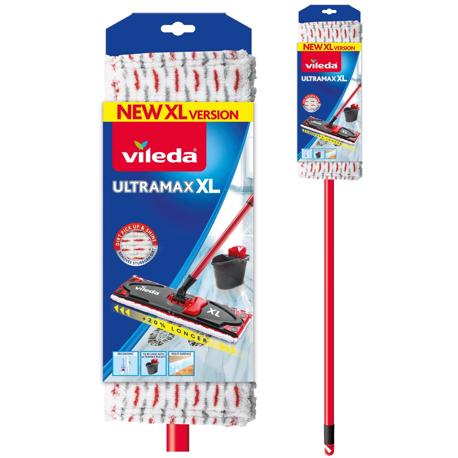 Ploščati mop Vileda Ultramax XL z teleskopskim ročajem